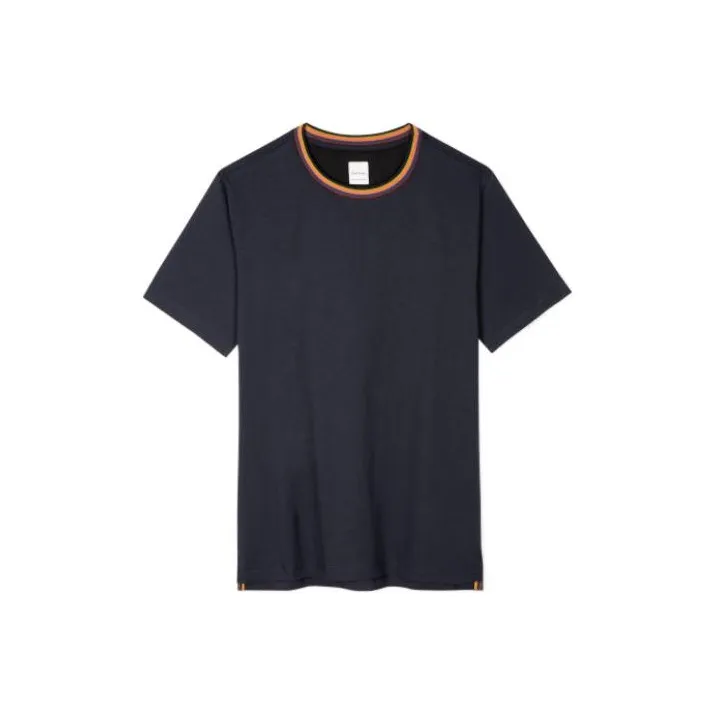 Paul Smith Artist Stripe Collar T Shirt-0