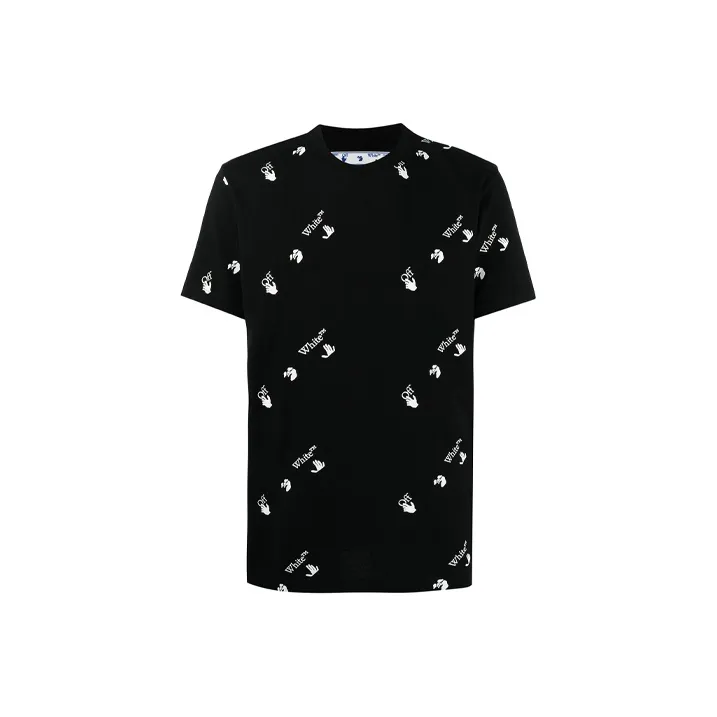 OFF WHITE All Over Logo Print T Shirt-0