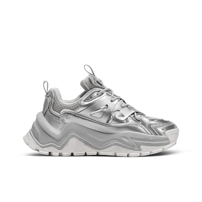 Daisy Fellowes Mango Shoes Anti-Slip And Wear-Resistant Height Increasing Low-Top Chunky Sneakers Unisex-24