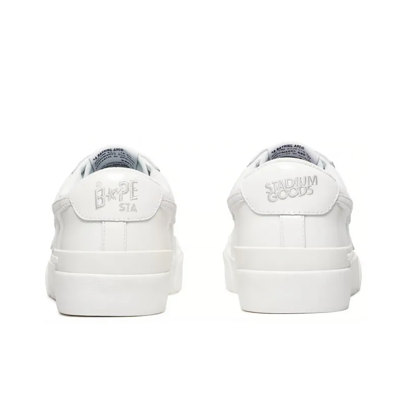 Stadium Goods x A BATHING APE MAD STA Anti-Slip Wear-Resistant Low-Top Skateboard Shoes Men's White-2