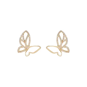 Rhymes Gold Plated Copper Earrings Women's