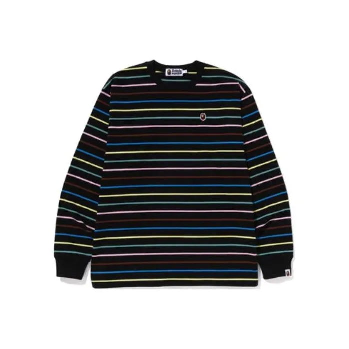 Bape Hoop Relaxed Fit L/S Tee-0