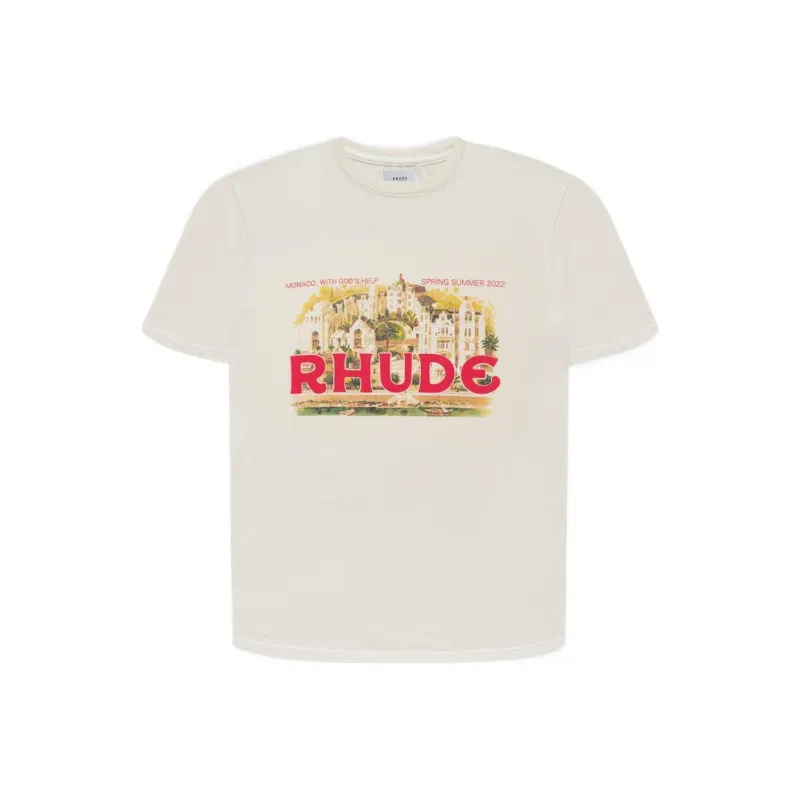 RHUDE T-Shirts Men White-0