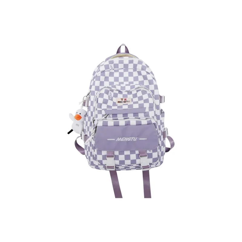 Travel Nylon Backpack Unisex Multicolor-12