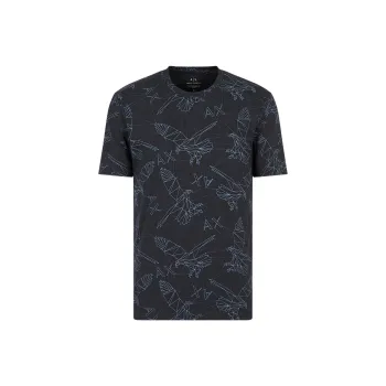 ARMANI EXCHANGEAE SS23 T Shirt Men's Marine Blue