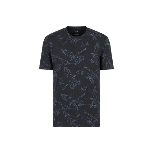 ARMANI EXCHANGEAE SS23 T Shirt Men's Marine Blue