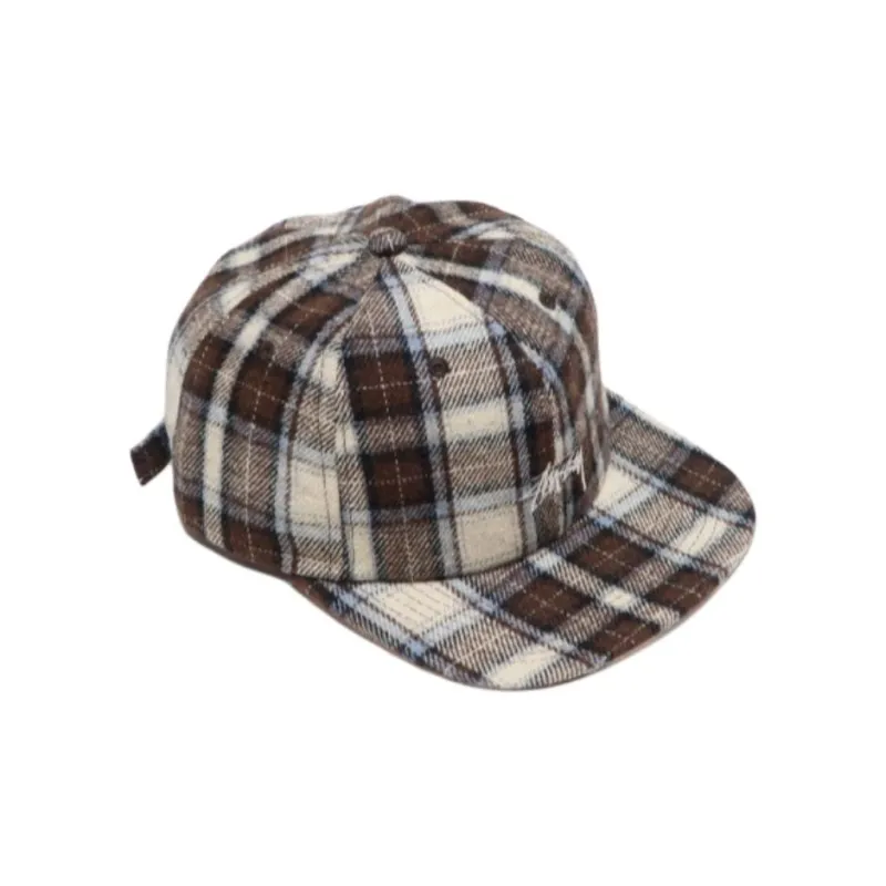Stussy Flannel Plaid Stock Strapback-2