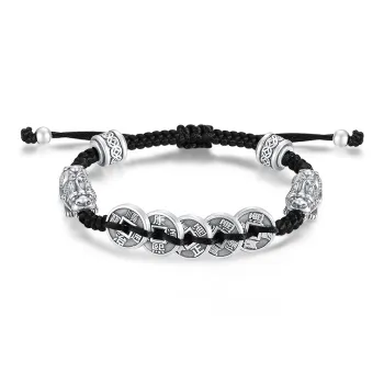 Avani S999 Fine Silver Pure Silver Bracelets Men's