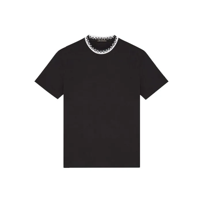 VERSACE Logo Collar T Shirt-0