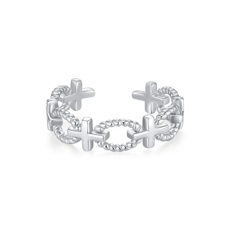 SHUIBEI S925 Silver Rings Unisex-0