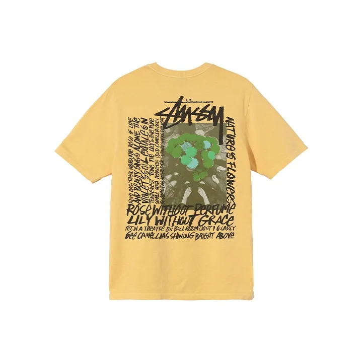Stussy Camelias Pigment Dyed Tee-8