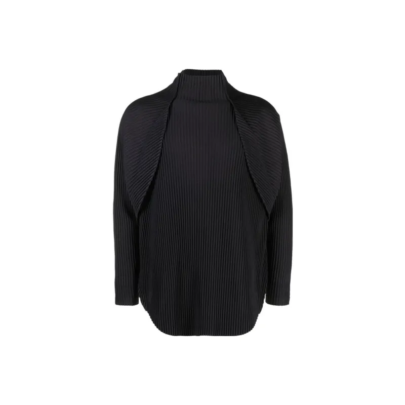 Homme Plissé Issey Miyake T Shirts Men Black-0