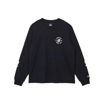 New Era SS22 Long Sleeved T Shirt Unisex Black