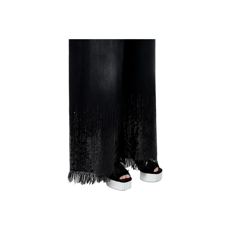 CHANEL 25S Spring Summer Collection Jeans Women's Black-2