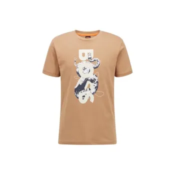 HUGO BOSS T-Shirts Men Brown