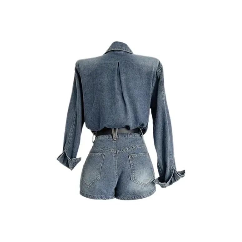 Manekniv Casual Suit Women's Blue-1