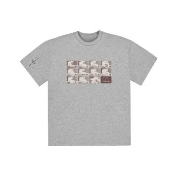 Travis Scott X McDonald's Menu Mono Logo T Shirt