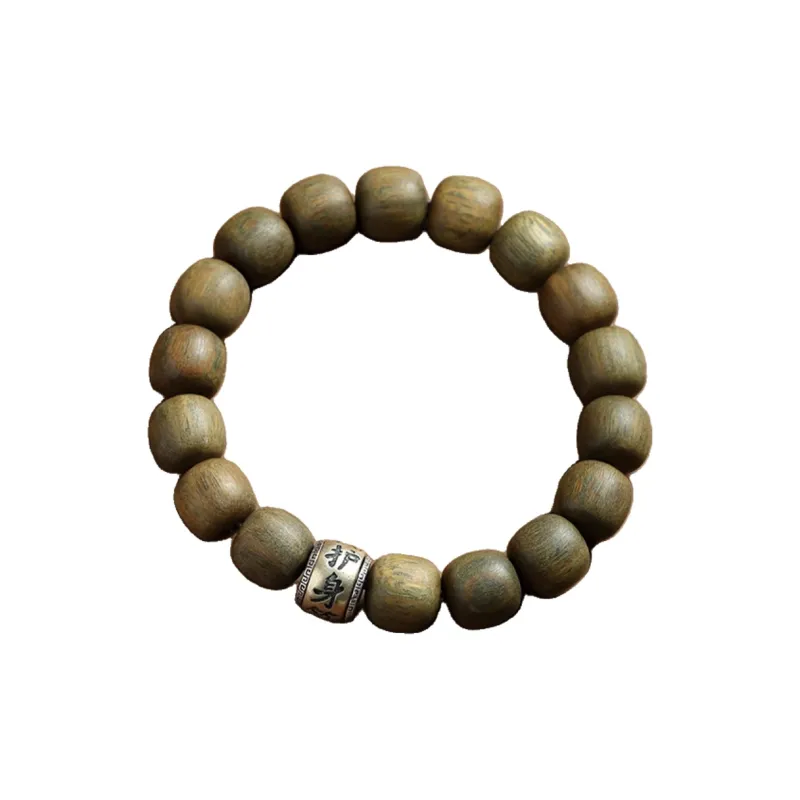 Moonstone Edge Green Sandalwood Bracelets Unisex-0