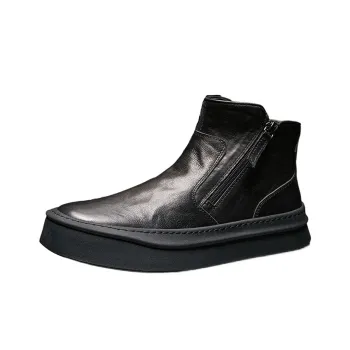 Ruomini Ankle Boots Men Black, Brown
