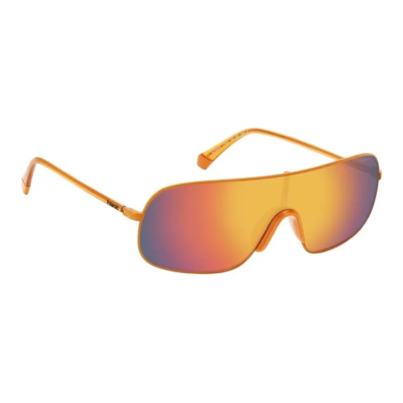 Polaroid Stainless Steel Irregular Shape Sunglasses Unisex Yellow-1