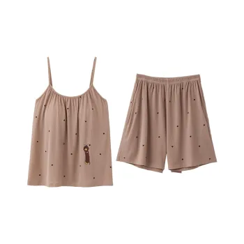 XISHE Pajama Set Women's Caramel