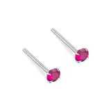 1 Pair 3MM-Passionate Pink