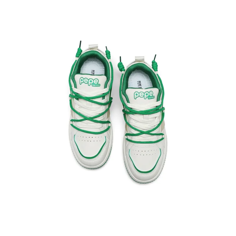 Pepe The Frog Cushioning Quick Dry Abrasion Resistant Breathable Height Increasing Low Top Skateboard Shoes Unisex-24