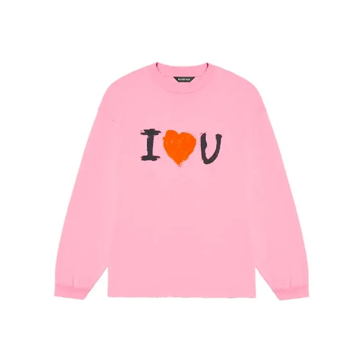 Balenciaga T-Shirts Unisex Pink-0