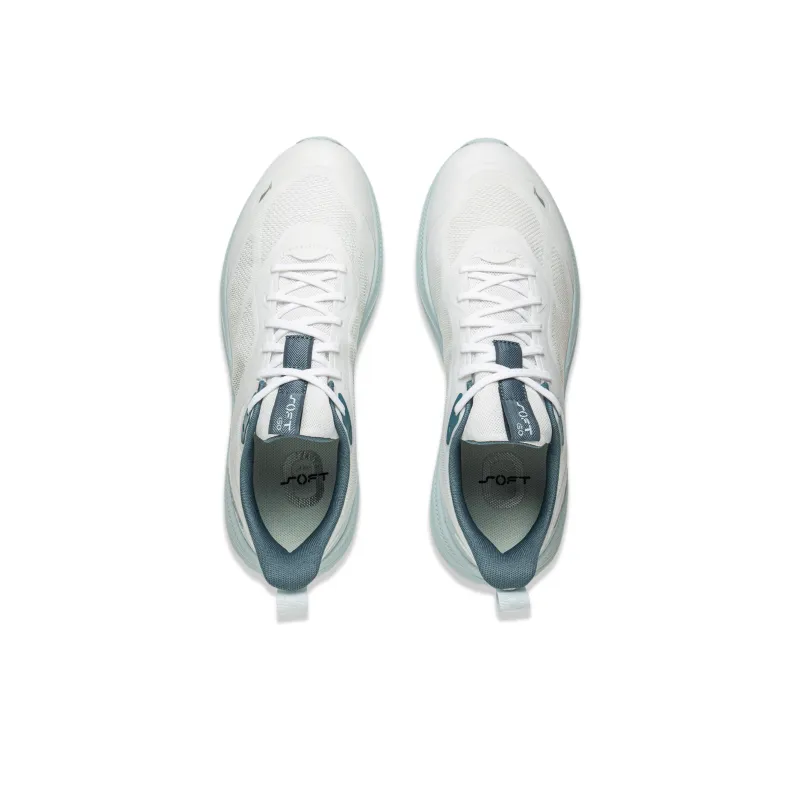 LiNing Soft Go 2 V4 Anti Slip Wear Resistant Low Top Casual Shoes Men's White-3