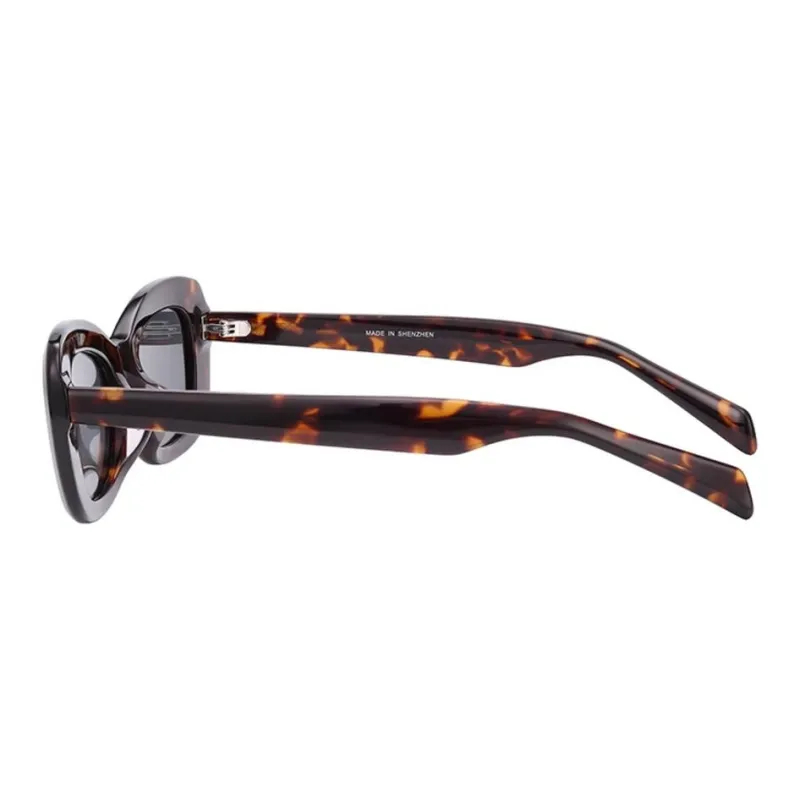 PULAIS Plate Frame Irregular Shape Sunglasses Women's Multicolor-8