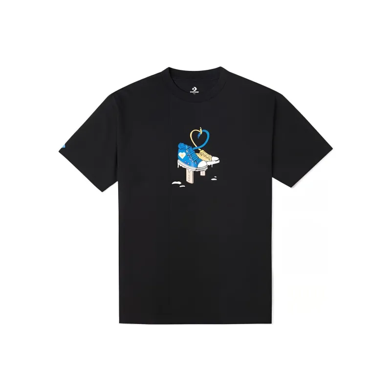 Converse T Shirts Men Black-0