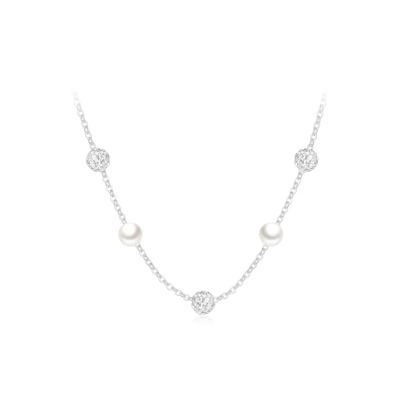 Love Link 925 Sterling Silver Necklaces Women's-5