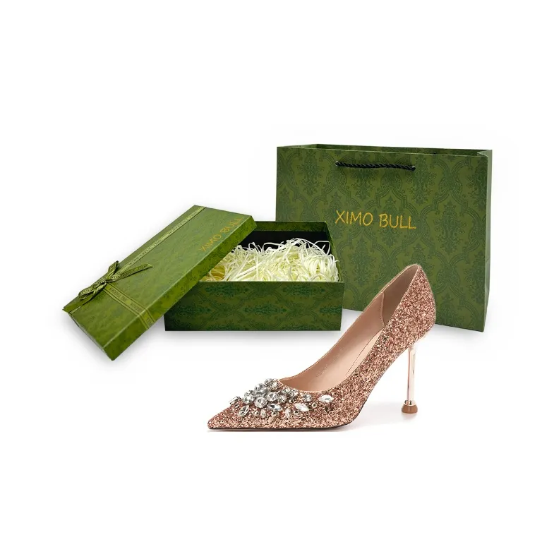 XIMO BULL High Heels Women's Champagne-31