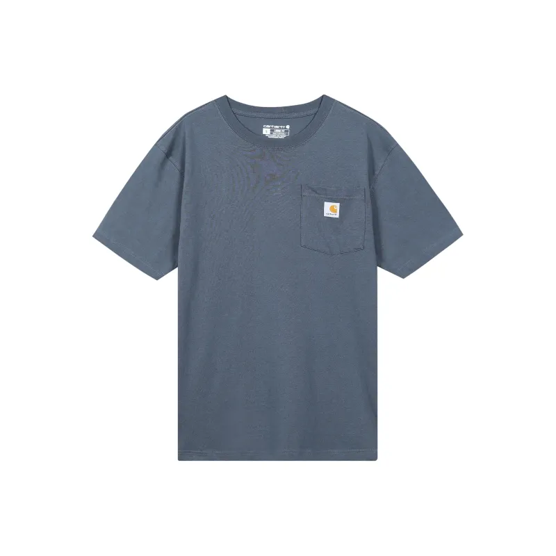 Carhartt T Shirts Men Blue Gray-0