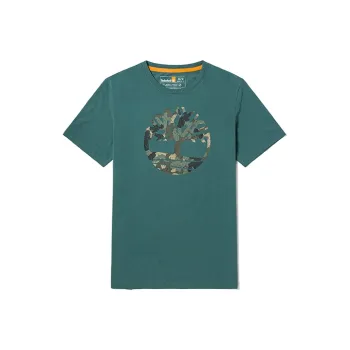 Timberland T Shirt Men's Blue Green