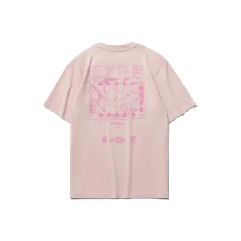 LINING CF T Shirts Men Light Pastel Pink
