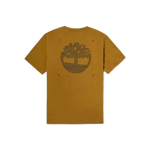 Timberland T Shirts Men Wheat