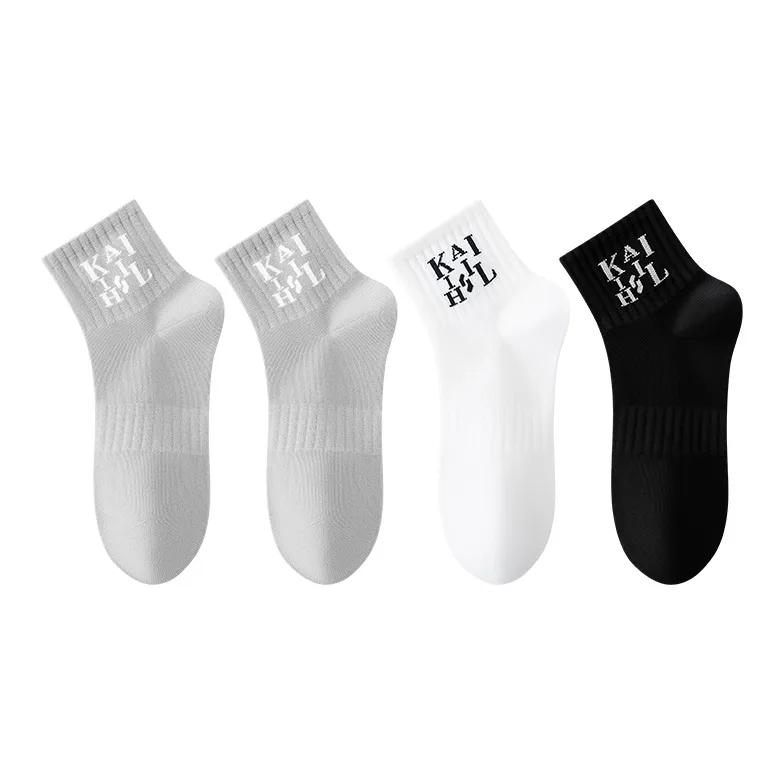 MIIOW Mid Calf Socks Men's 4 Pack-5