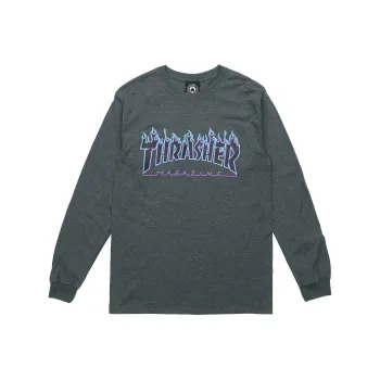 Thrasher T Shirts Unisex Gray
