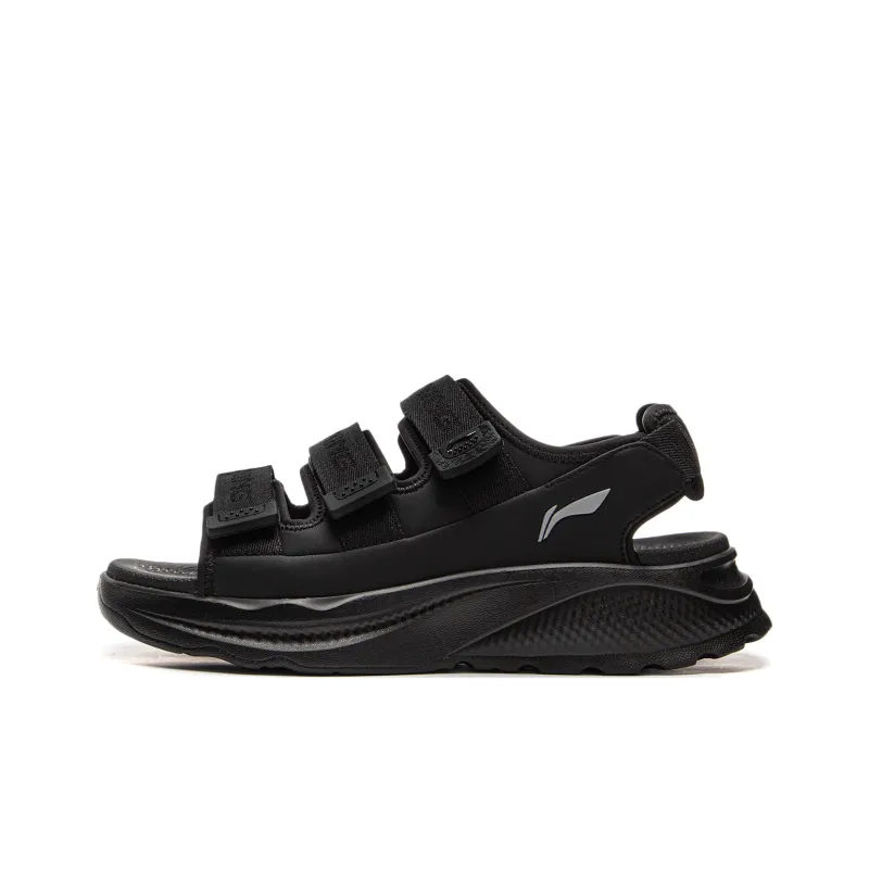 LiNing SOFT COCA Beach Sandals Unisex Black-0
