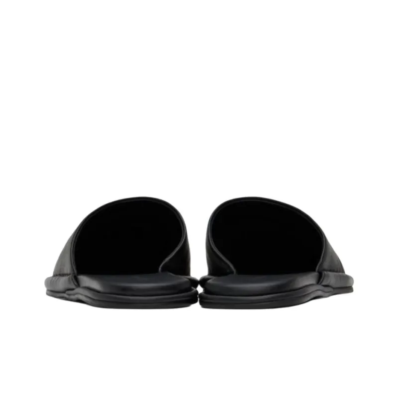 ST. AGNI Wrap toe Slippers Women's Black-3