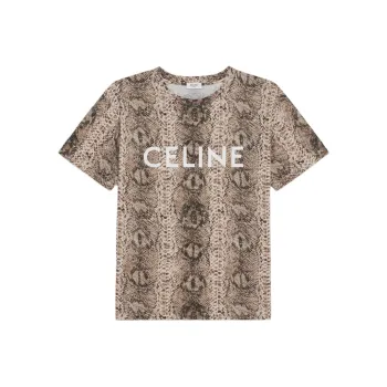 CELINE T-Shirts Men Brown