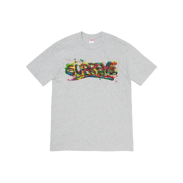 Supreme Paint Logo Tee-0