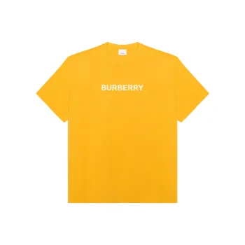 Burberry Logo Print Cotton T shirt