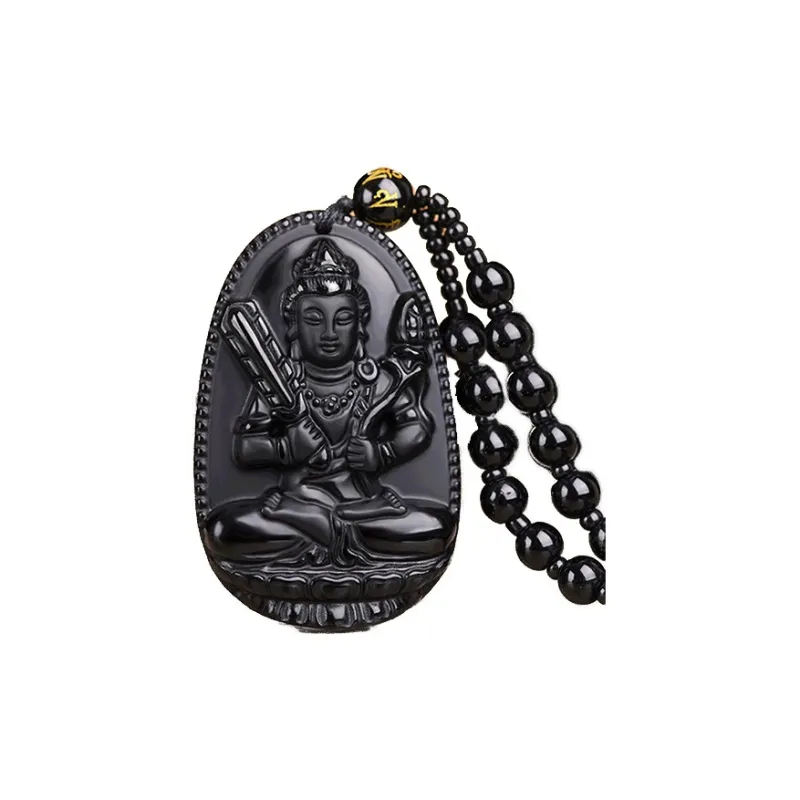 GUDUD Obsidian Necklaces Unisex-5