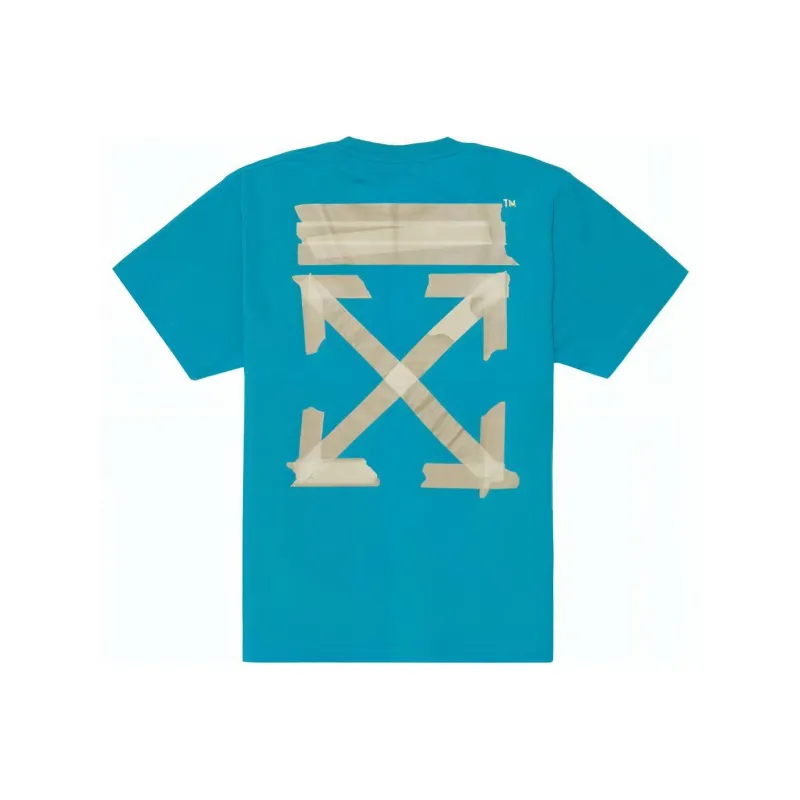 OFF WHITE SS20 T Shirt Men's Blue-0