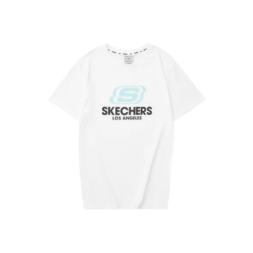 Skechers T-Shirt Unisex Bright White