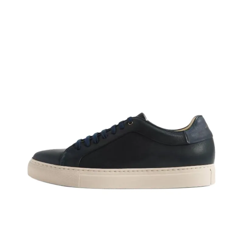 Paul Smith Basso Lu Low Top Skateboard Shoes Men's Marine Blue-0