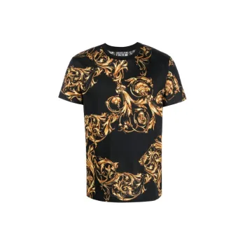 VERSACE JEANS COUTURE SS22 T Shirt Men's Black