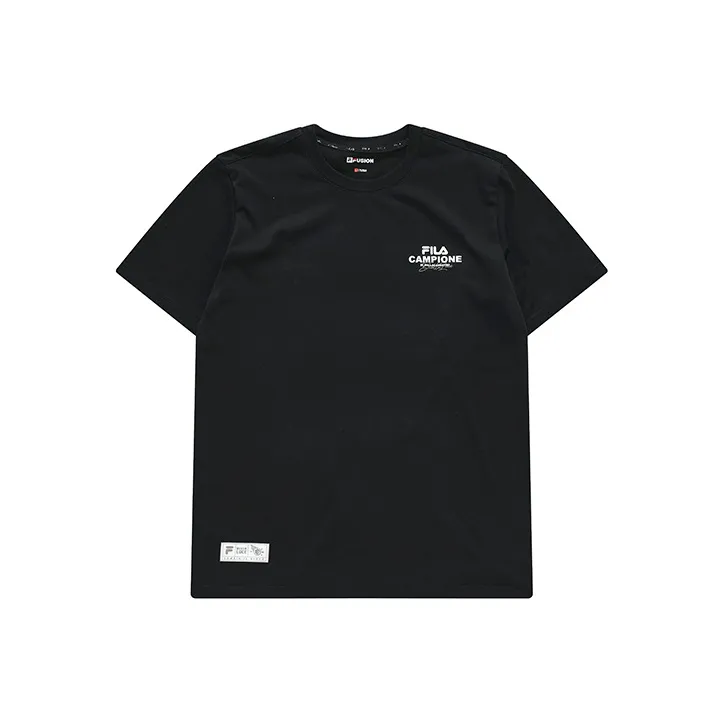 FILA FUSION T Shirt Men's Pitch Black-0